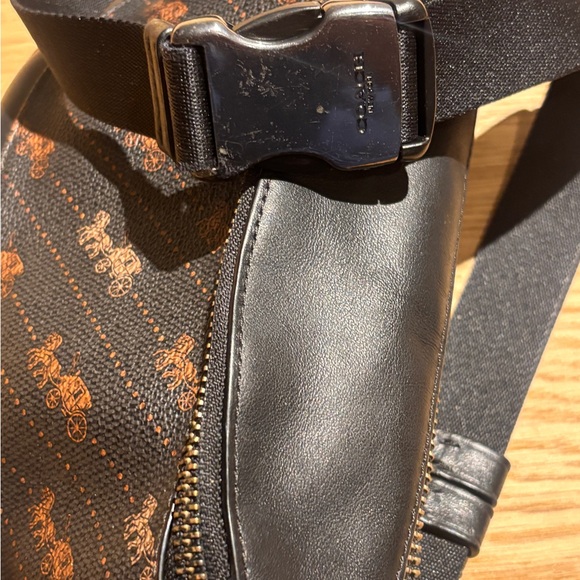 Coach Black and Brown Belt Bag - Picture 9 of 15